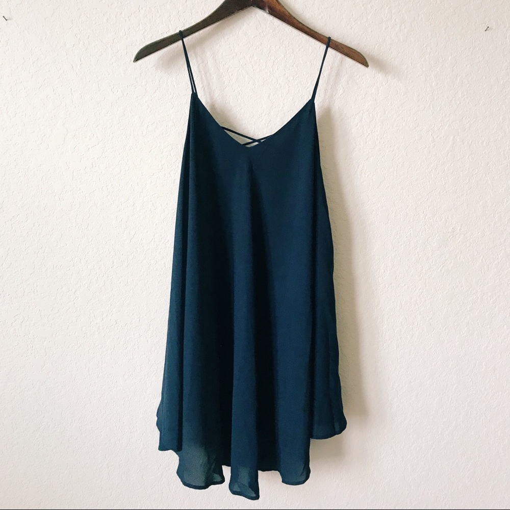 Sheinside Dress Sleeveless Navy Summer